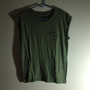 Green Hard Core tee